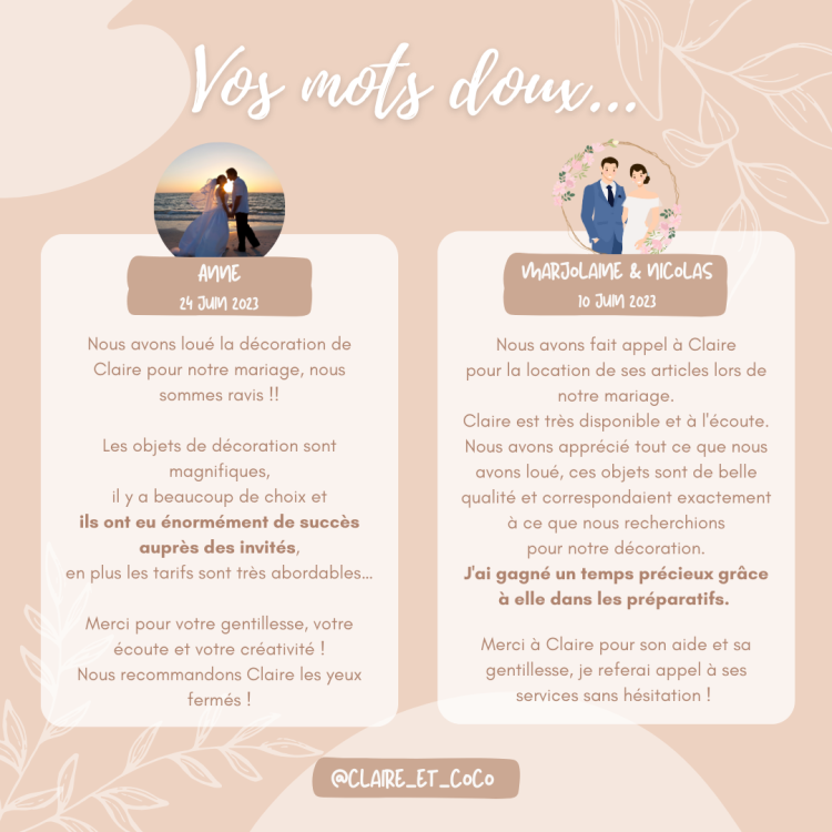 Avis-clients-location-décoration-mariage