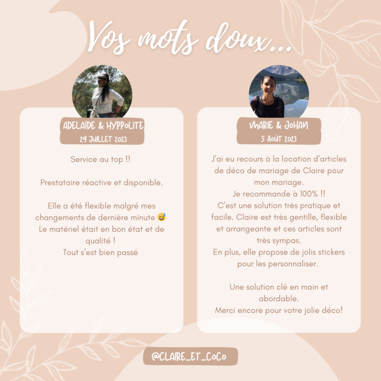Avis-clients-location-décoration-mariage